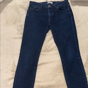 LOFT Dark Indigo Skinny Jeans